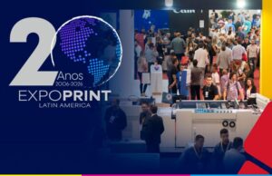 Núcleo Loguin participando da ExpoPrint 2026, feira internacional do setor gráfico